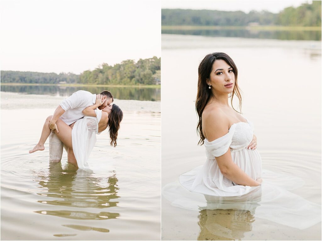 Dreamy Romantic Maternity Session at Maclay Gardens State Park, Tallahassee, Florida