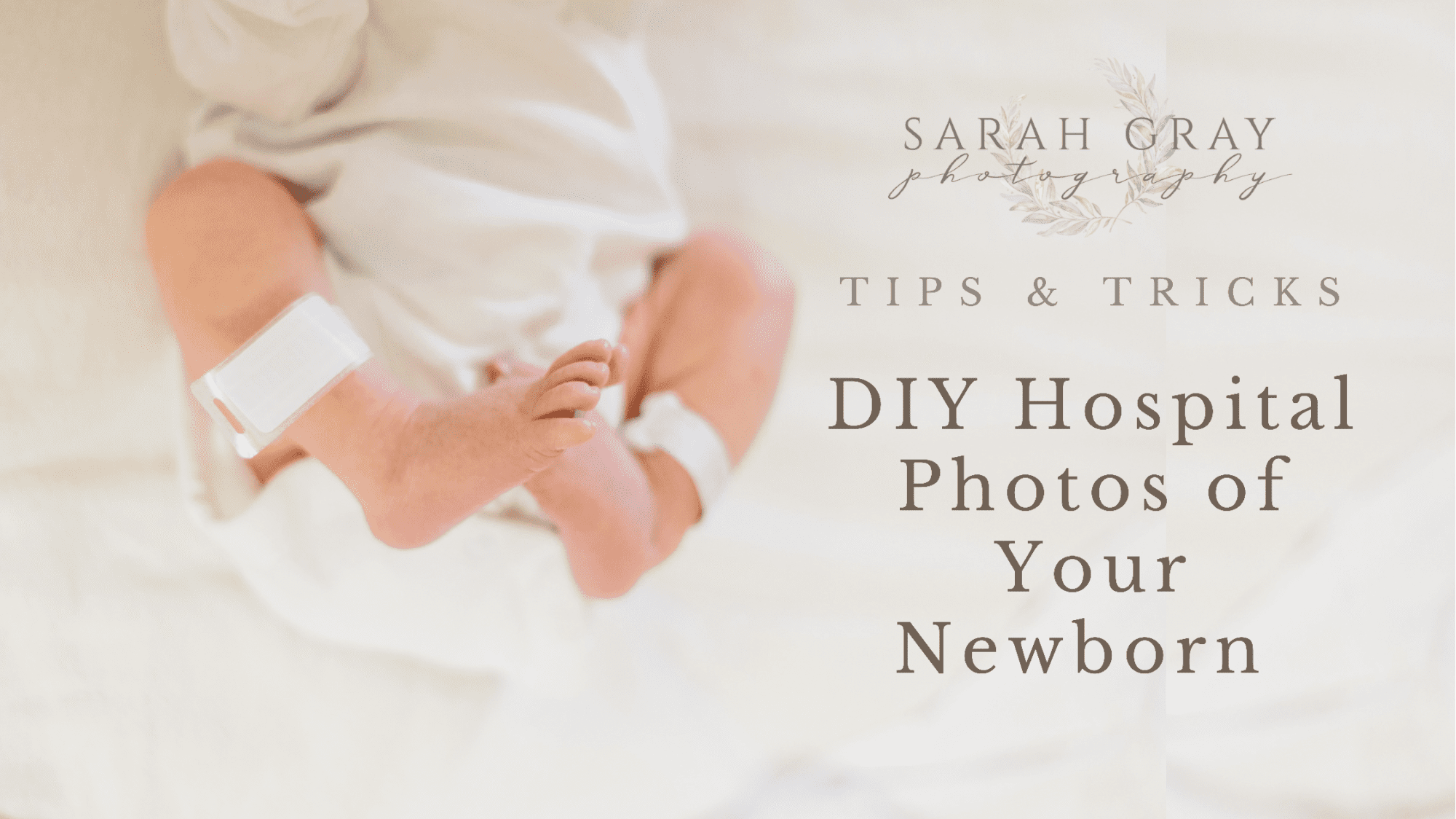 DIY Hospital photos of your newborn