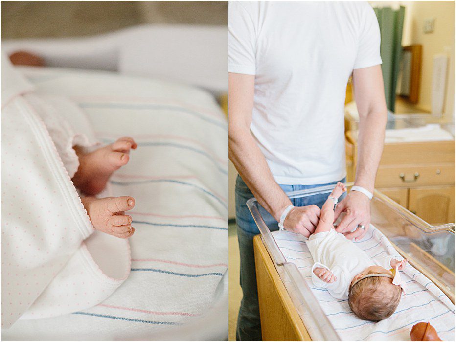 DIY hospital photos of your newborn