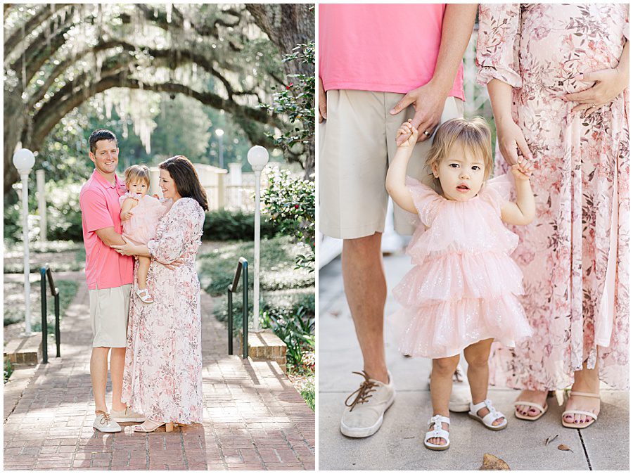 Maternity Photos with a toddler sibling | Sarah Gray Tallahassee Maternity Photographer