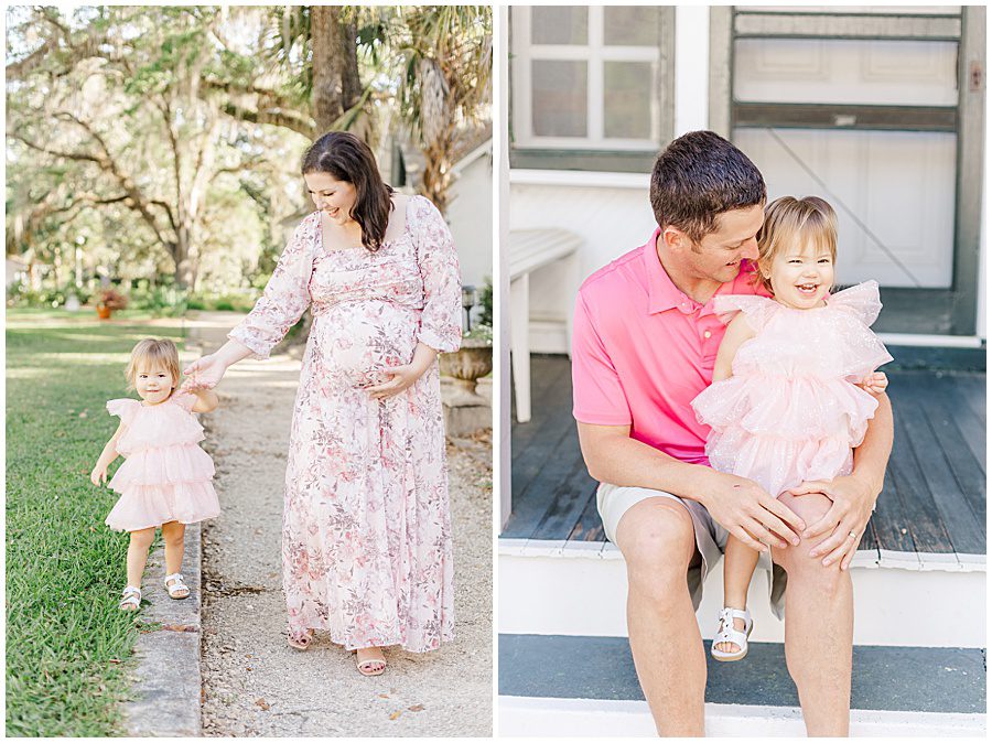 Spring Maternity Photos with a Toddler Sibling 1