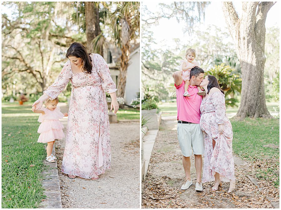 Spring Maternity Photos with a Toddler Sibling 6